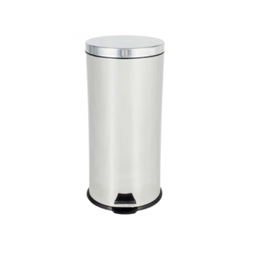 Lixeira Inox 30 Litros Com Pedal