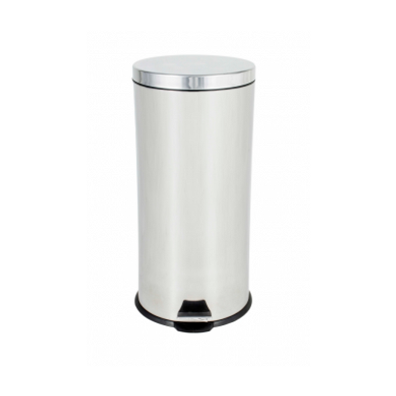 Lixeira Inox 30 Litros Com Pedal