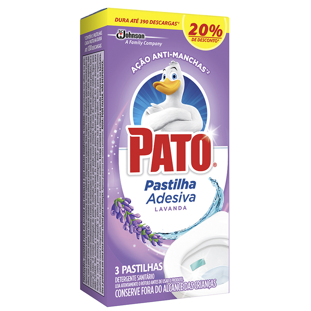 Pastilha Adesiva Pato C/3