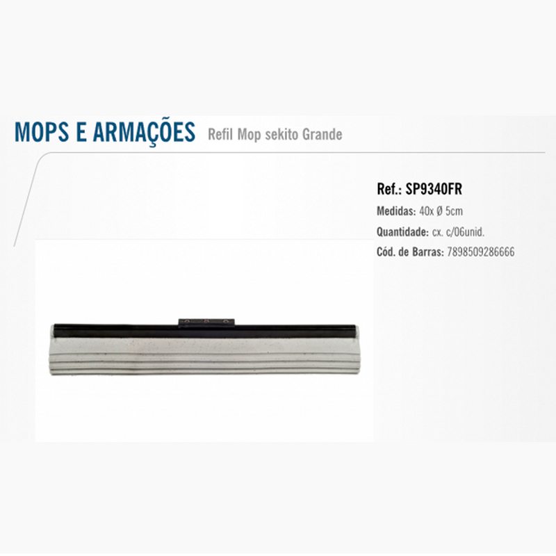 Sekito Rodo Bettanin Mop 40 Cm (Refil) -9340F