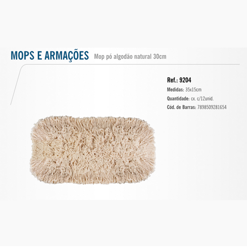 Refil Mop Pó 30 Cm Bettanin -9204