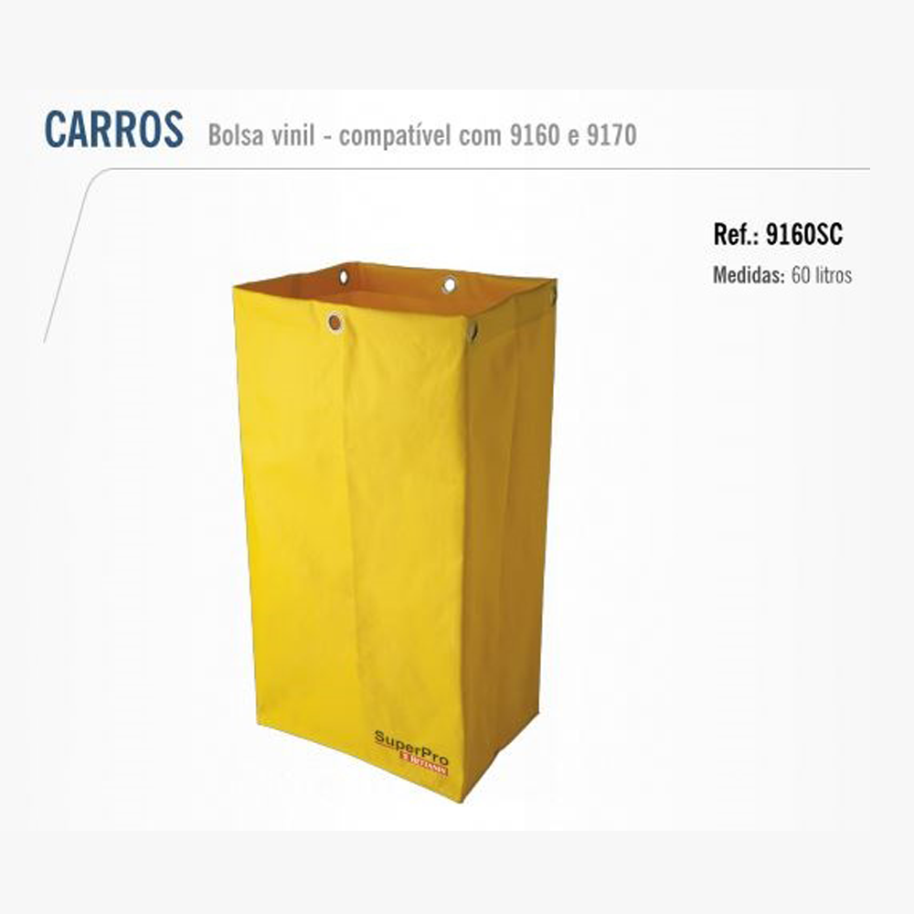Bolsa Vinil Amarela P/ Carro 9160 -9160Sc