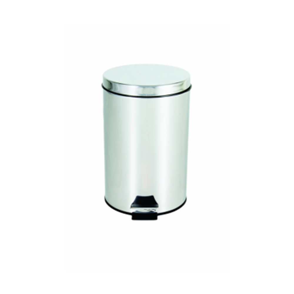 Lixeira Inox 12 Litros C/ Pedal