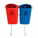 Lixeira C/ Abertura Frontal (Papeleira) Dupla - St13