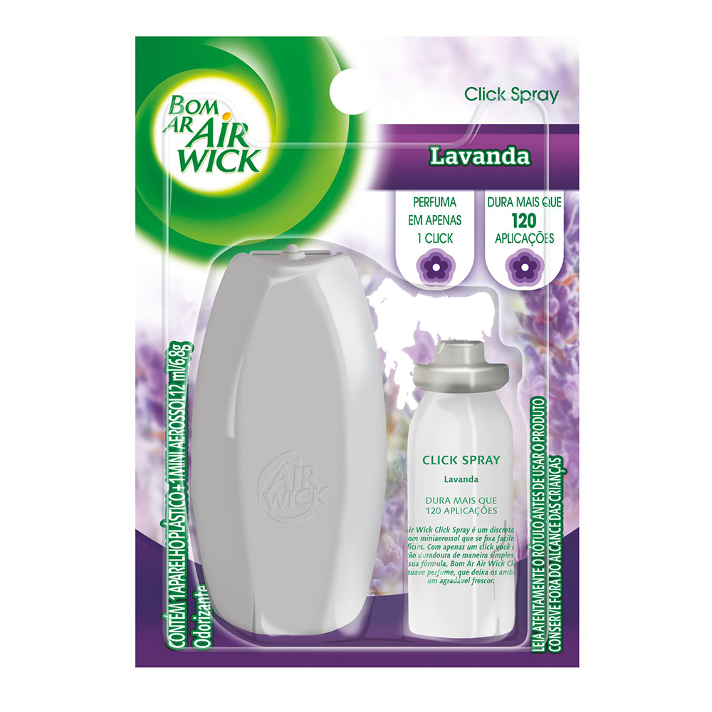 Bom Ar Conjunto Pequeno Click Spray 12Ml