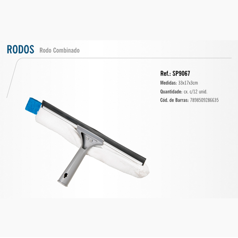 Rodo Combinado Limpa Vidro Bettanin - 9067