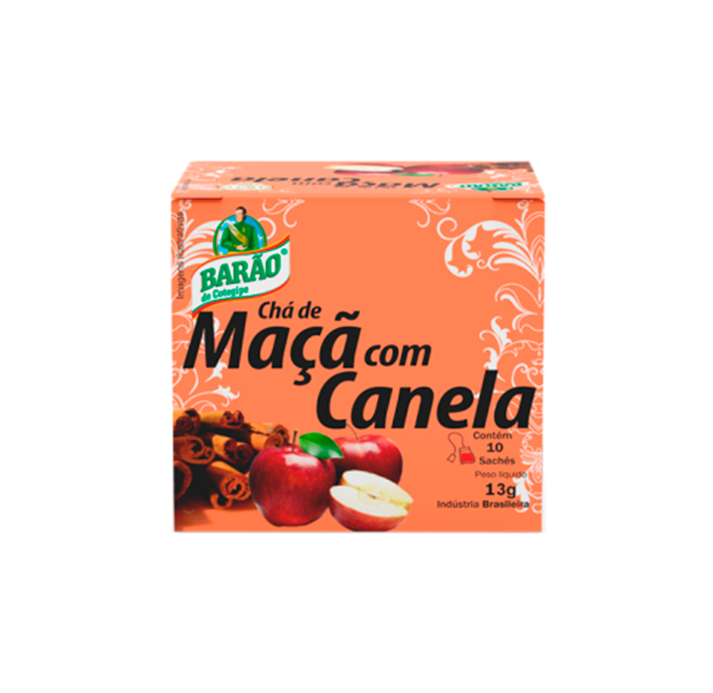 Chá Barão Maça C/Canela 15 Gramas