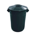 Lixeira Plástica 100L Com Tampa Sobreposta