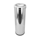 Lixeira Inox 30 Litros Tampa Meia Esfera