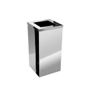 Qi6 - Lixeira Quadrada Com Aro Em Aço Inox 100L