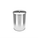 Or3 - Lixeira Office Com Tampa Em Aço Inox 10L