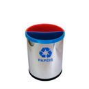 Mix2I - Lixeira Mix Inox Com 2 Divisões