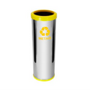 Lixeira Em Aço Inox Com Aro Plástico 30L Js - C44