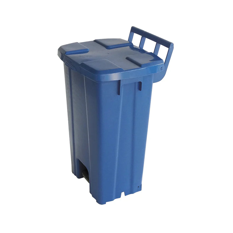 Lixeira Quadrada 100L C/ Pedal S/ Rodas - P100S