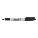 Pincel Marcador Perman Sharpie Fino Preto