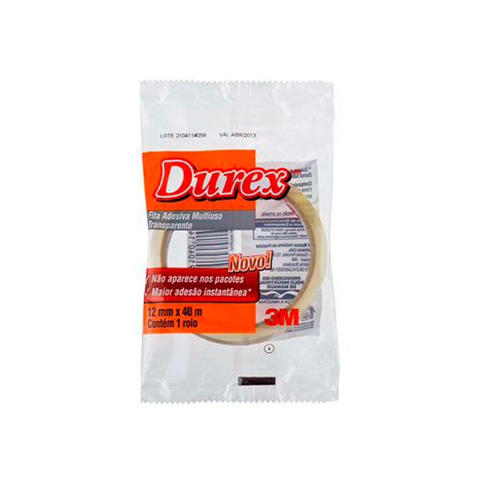 Fita Adesiva Durex Transp 12 X 40 3M