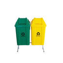 Conjunto Para Coleta Seletiva 100L Com 2 Lixeiras