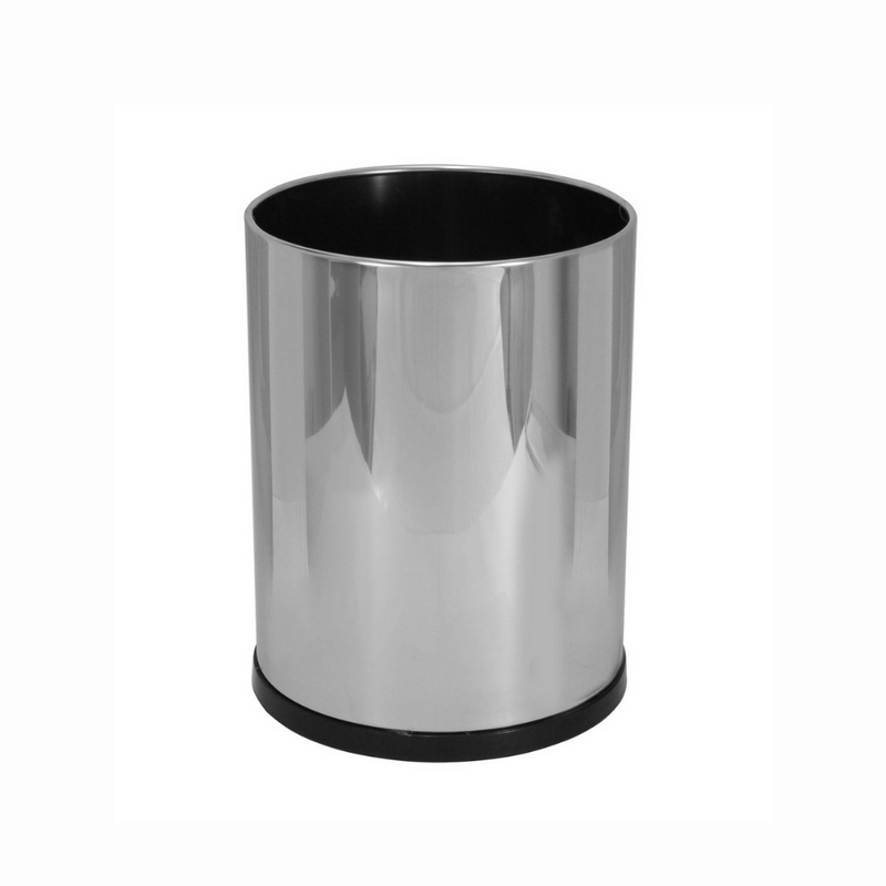 Lixeira Em Aço Inox Sem Tampa 13,5 L E3