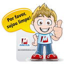 Placa Limpinho - Sujou Limpe!