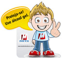 Placa Limpinho - Alcool Gel