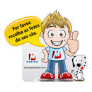 Placa Limpinho - Fezes Cão