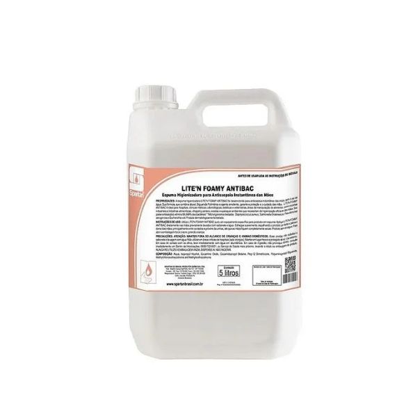 Alcool Espuma Spartan 5lt