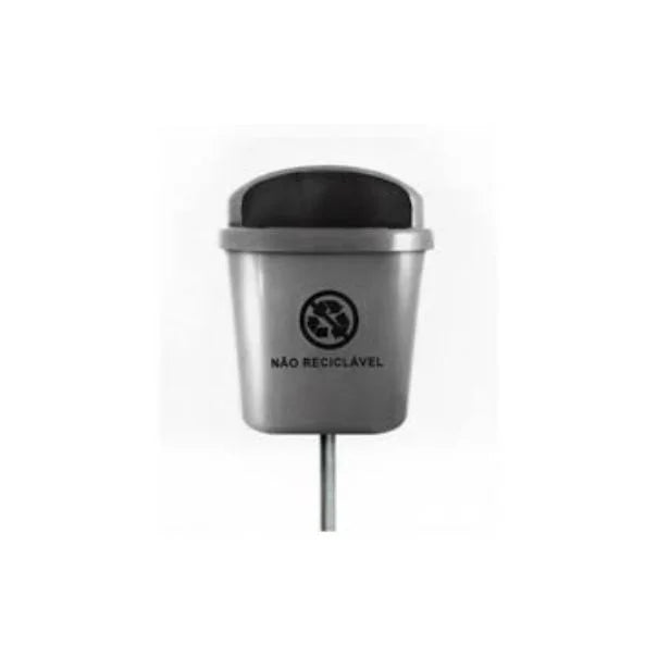 Lixeira Individual 40L St2 Com Poste