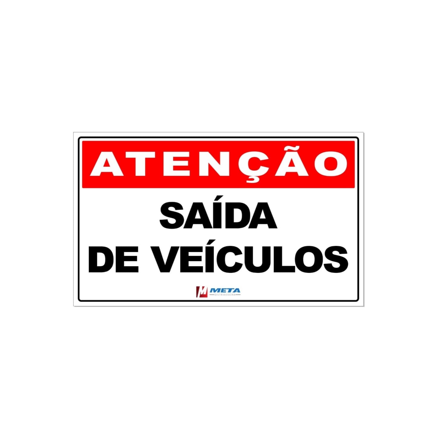 Placa Saída De Veículos - 50X30
