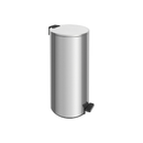 Lixeira inox c/ pedal Tramontina c/ acabamento polido e balde interno removível 30l