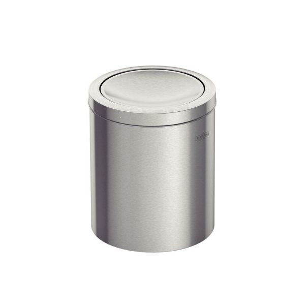 Lixeira Inox Tramontina Swing com Acabamento Scotch Brite e Tampa Basculante 12 L