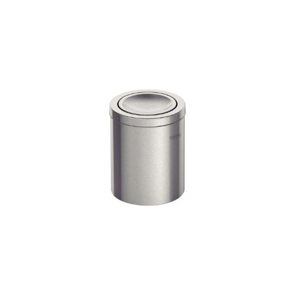 Lixeira Inox Tramontina Swing com Acabamento Scotch Brite e Tampa Basculante 5 L