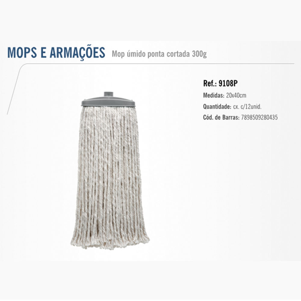 Refil Mop (Bruxa) 300Gr Bettanin - C/ Rosca -9108P