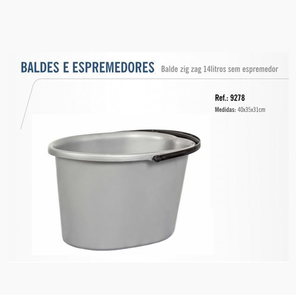 Balde Zig Zag 14 Lts Bettanin S/ Esprem -9278