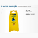 Placa Sinalização Piso Molhado Bettanin -9248B