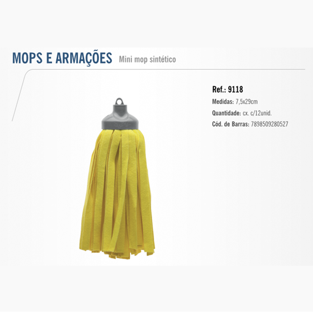 Refil Mop (Bruxa) Amarela 190Gr. Bettanin -9118