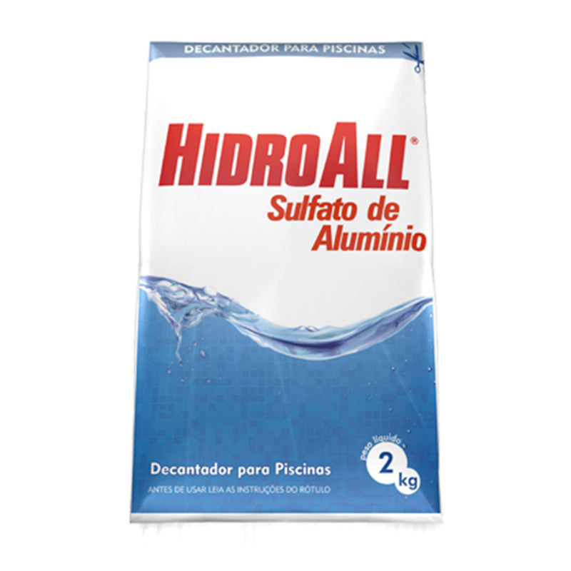 Sulfato De Alumínio Hidroall 2Kg