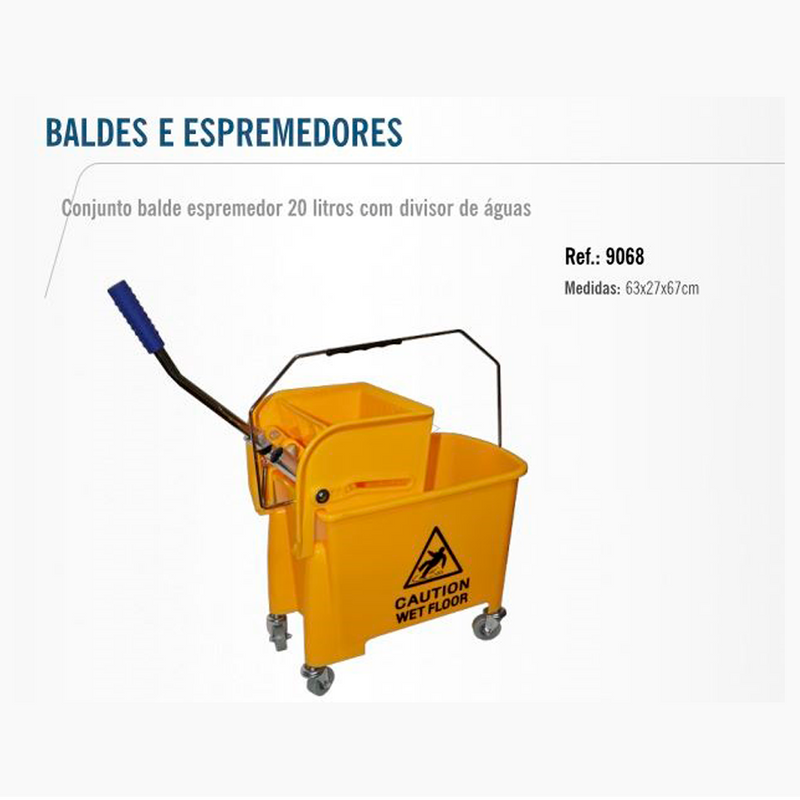 Balde C/ Divisor De Águas Bettanin 20 Litros -9068
