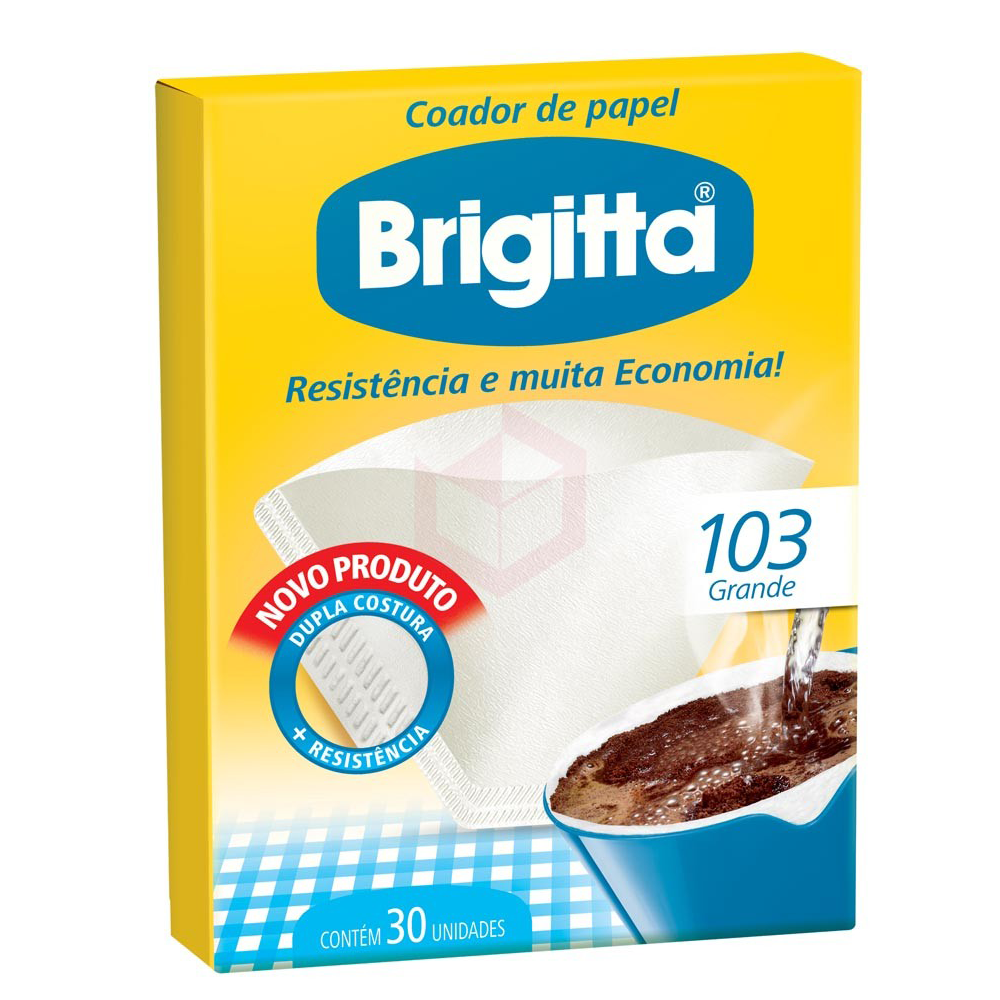 Filtro Papel P/Cafe Brigitta 103
