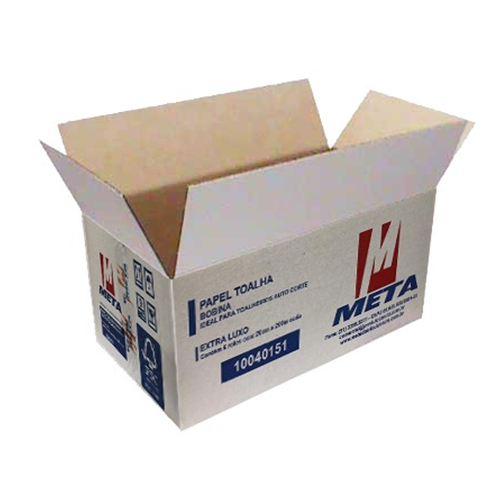 Papel Toalha Bobina 6X200M Ex Branco