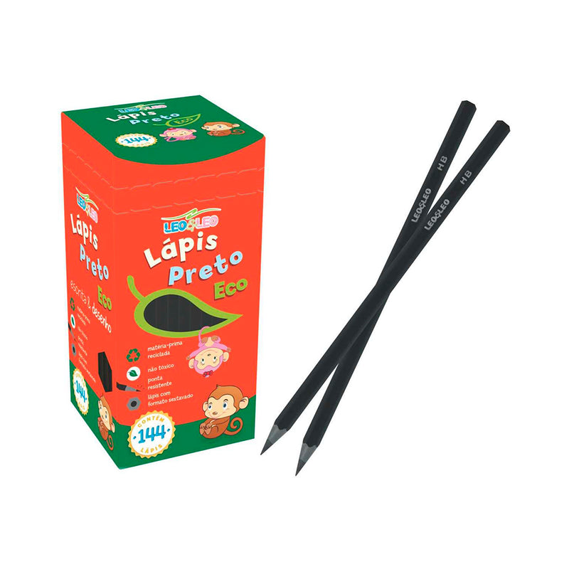 Lapis Preto Sextavado Eco Hb