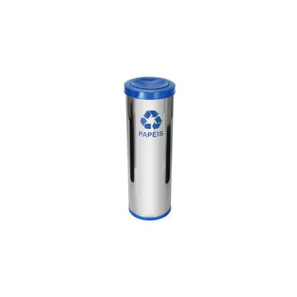 Lixeira em Aço Inox Basc 30 litros