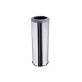 Lixeira Em Aço Inox Com Aro Plástico 30L Js - C44