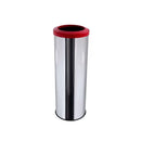 Lixeira Em Aço Inox Com Aro Plástico 30L Js - C44