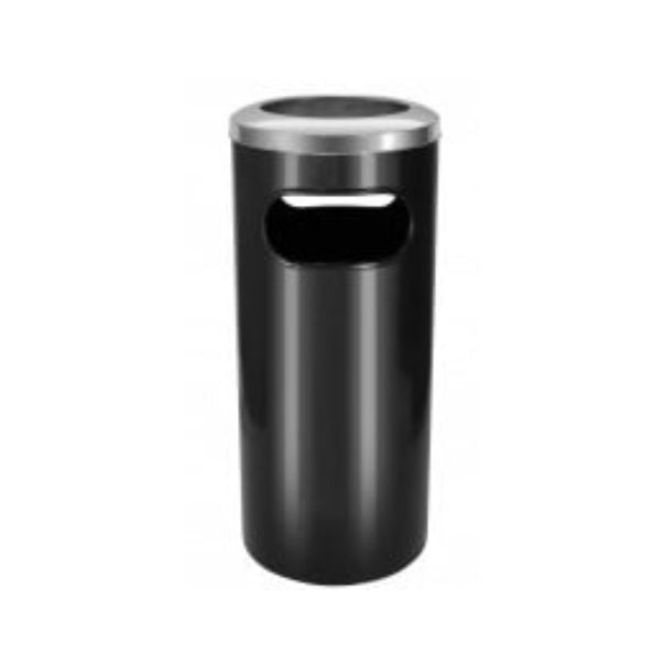 Cinzeiro Lixeira Plast C/Aro Em Aço Inox 50L -C7