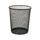 Lixeira metal 12,5 lt escritório preta