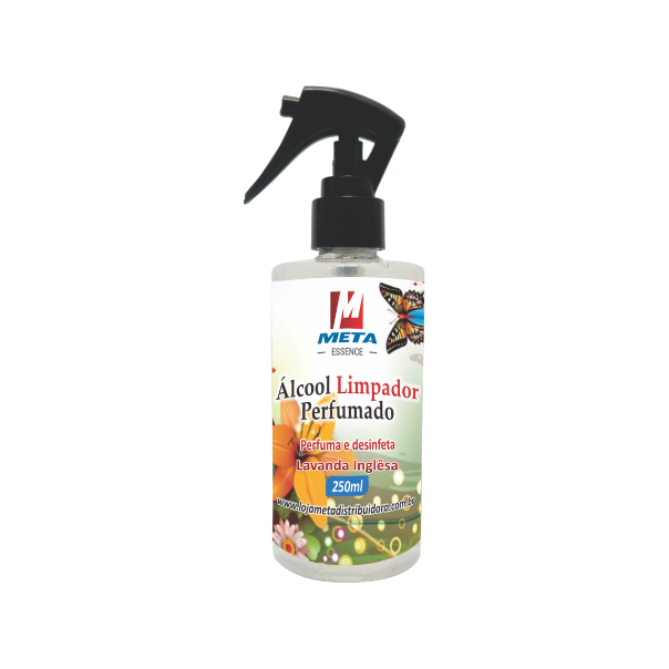 Álcool Limpador Perfumado - Meta 250ml
