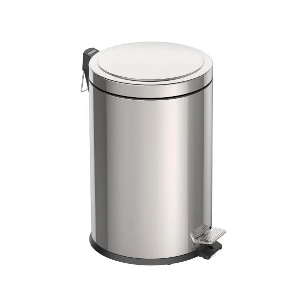 lixeira inox c/ pedal Tramontina c/ acabamento polido e balde interno removível 20l