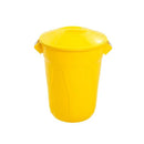 Lixeira Plástica 100L Com Tampa Sobreposta