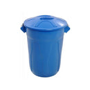 Lixeira Plástica 100L Com Tampa Sobreposta