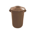 Lixeira Plástica 100L Com Tampa Sobreposta